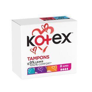 Гігієнічні тампони Kotex Super 8 шт &mdash; фото товару