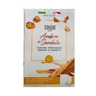 Ароматизатор для шафи в пластинах IRGE Ambra & Sandalo 3 шт &mdash; фото товару