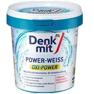 Denkmit Плямовивідник OXI Power для білих тканин 750 г &mdash; фото товару