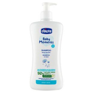 Шампунь для волосся Chicco Baby Moments для дітей 0м+, 500 мл &mdash; фото товару