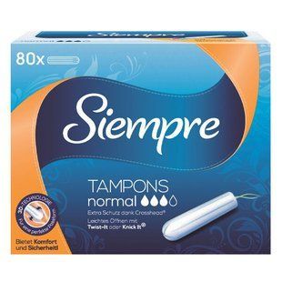 Гігієнічні тампони Siempre normal 80 шт &mdash; фото товару